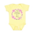 thumbnail image 1 of Inktastic And Though She Be but Little She is Fierce Girls Baby Bodysuit, 1 of 5