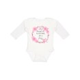 thumbnail image 1 of Inktastic And Though She Be but Little She is Fierce Girls Long Sleeve Baby Bodysuit, 1 of 5