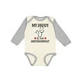 thumbnail image 1 of Inktastic Anesthesiologist Daddy Baby Boys or Girls Long Sleeve Baby Bodysuit, 1 of 5