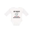 thumbnail image 1 of Inktastic Anesthesiologist Daddy Baby Boys or Girls Long Sleeve Baby Bodysuit, 1 of 5