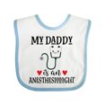 thumbnail image 1 of Inktastic Anesthesiologist Daddy Baby Gift Boys or Girls Baby Bib, 1 of 4