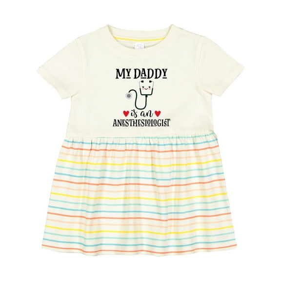 Inktastic Anesthesiologist Daddy Baby Girls Baby Dress