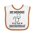 thumbnail image 1 of Inktastic Anesthesiologist Mom Baby Girls Baby Bib, 1 of 4
