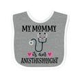 thumbnail image 1 of Inktastic Anesthesiologist Mom Baby Girls Baby Bib, 1 of 4