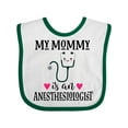 thumbnail image 1 of Inktastic Anesthesiologist Mom Baby Girls Baby Bib, 1 of 4