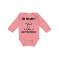 thumbnail image 1 of Inktastic Anesthesiologist Mom Baby Girls Long Sleeve Baby Bodysuit, 1 of 5