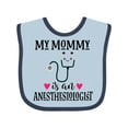 thumbnail image 1 of Inktastic Anesthesiologist Mom Baby Girls Baby Bib, 1 of 4