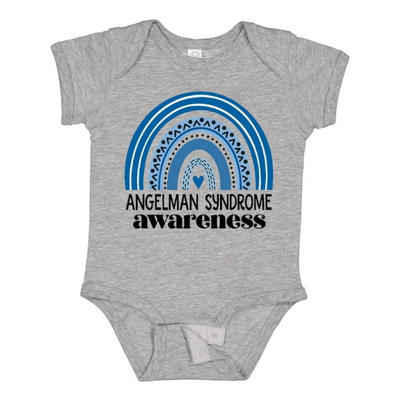 Inktastic Angelman Syndrome Awareness Rainbow Boys or Girls Baby Bodysuit