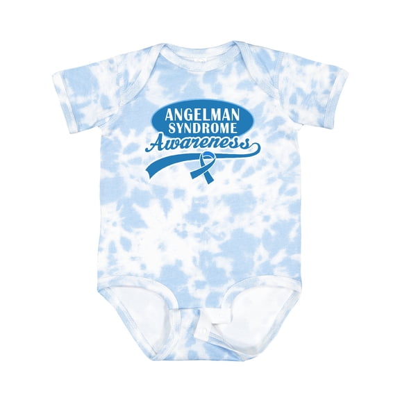 Inktastic Angelman Syndrome Awareness Ribbon Boys or Girls Baby Bodysuit