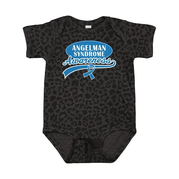 Inktastic Angelman Syndrome Awareness Ribbon Boys or Girls Baby Bodysuit