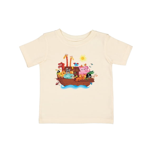 Inktastic Animal Ark Bible Story Christian Boys or Girls Baby T-Shirt