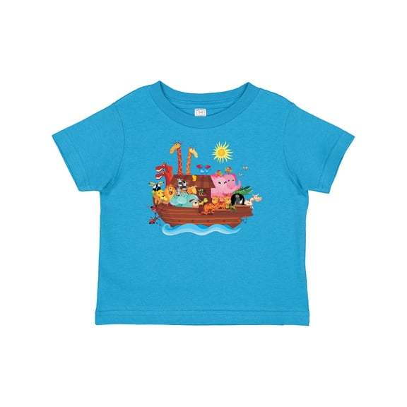 Inktastic Animal Ark Bible Story Christian Boys or Girls Baby T-Shirt