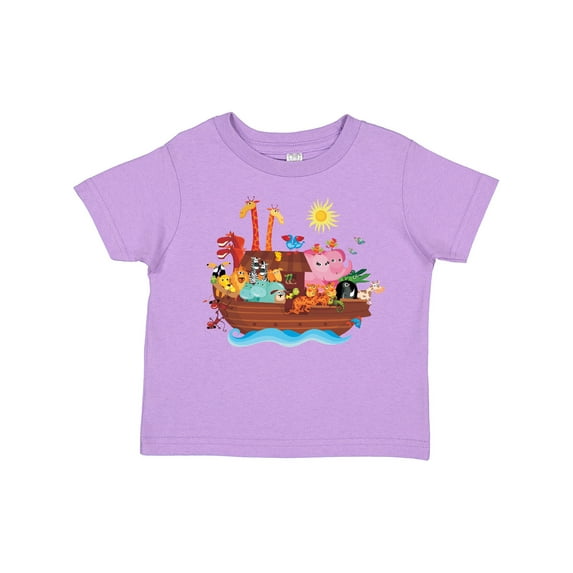 Inktastic Animal Ark Bible Story Christian Boys or Girls Toddler T-Shirt
