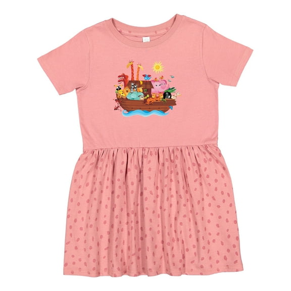 Inktastic Animal Ark Bible Story Christian Girls Toddler Dress