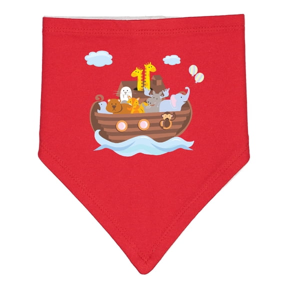 Inktastic Animals Ark Baby Bandana Bib