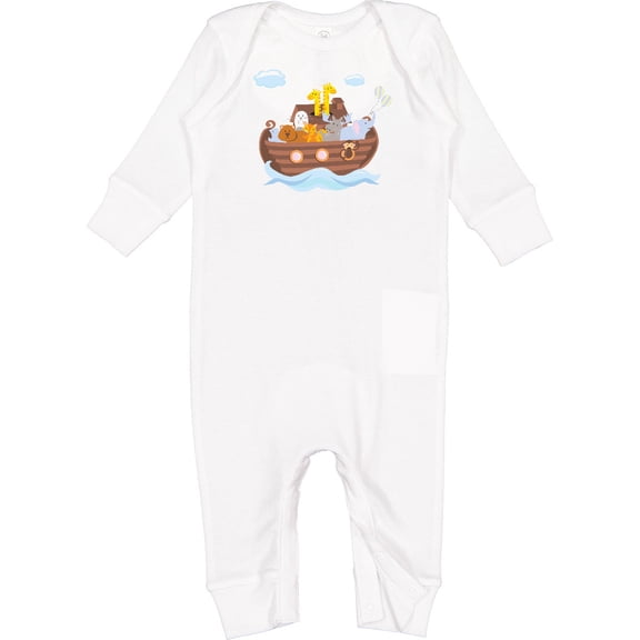 Inktastic Animals Ark Baby Romper Coveralls