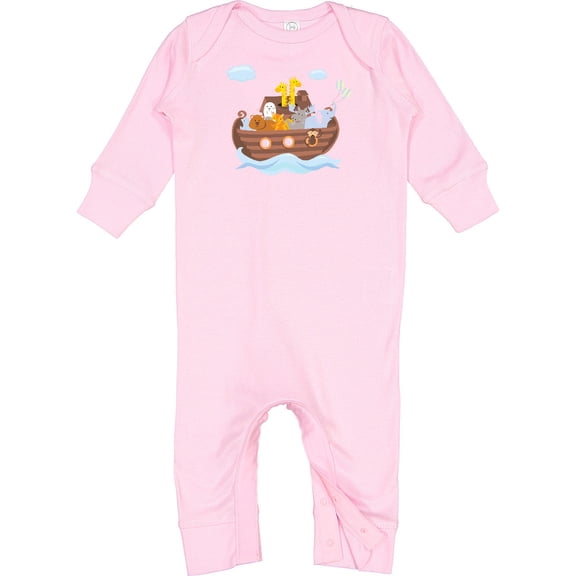 Inktastic Animals Ark Baby Romper Coveralls