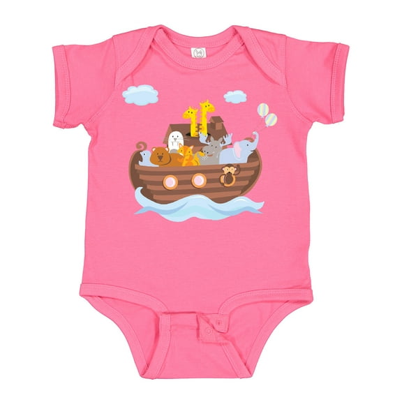 Inktastic Animals Ark Boys or Girls Baby Bodysuit