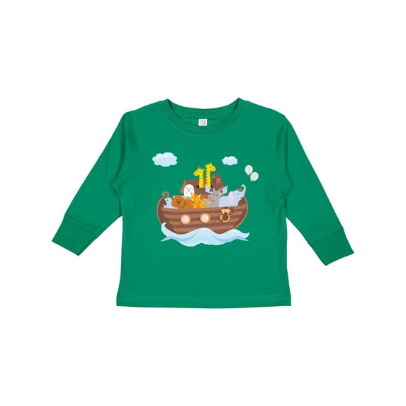 Inktastic Animals Ark Boys or Girls Long Sleeve Toddler T-Shirt
