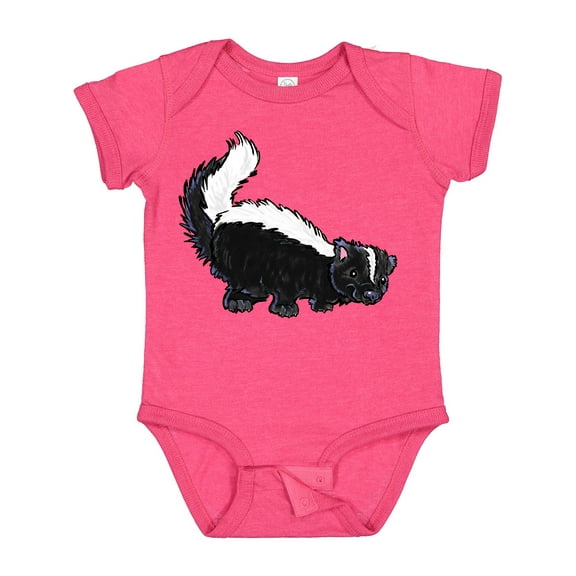 Inktastic Animals Cute Skunk Boys or Girls Baby Bodysuit