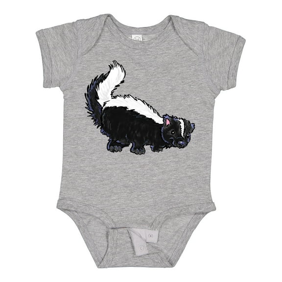 Inktastic Animals Cute Skunk Boys or Girls Baby Bodysuit