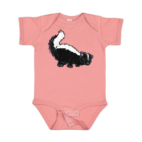 Inktastic Animals Cute Skunk Boys or Girls Baby Bodysuit