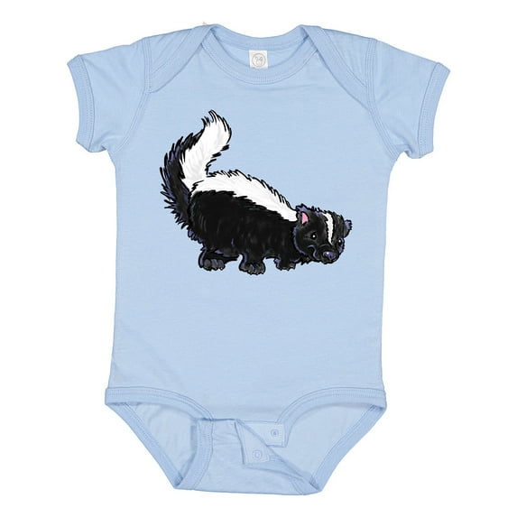 Inktastic Animals Cute Skunk Boys or Girls Baby Bodysuit
