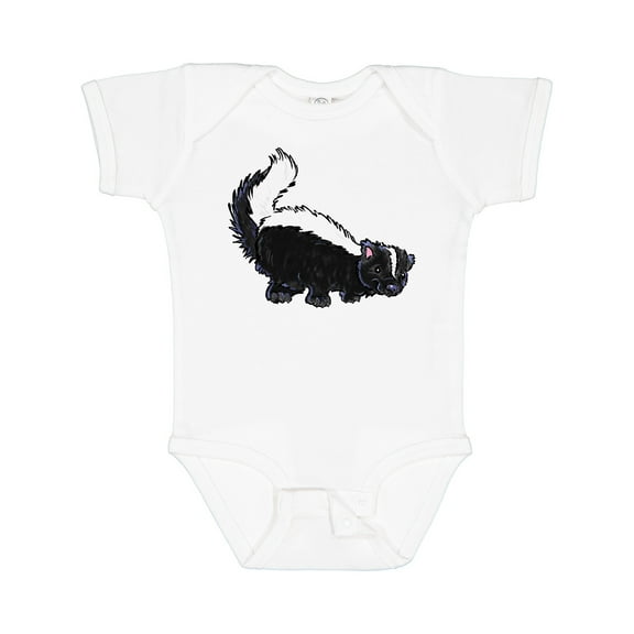 Inktastic Animals Cute Skunk Boys or Girls Baby Bodysuit