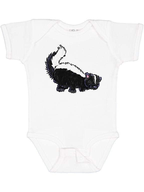 Animals Cute Skunk Boys or Girls Baby Bodysuit