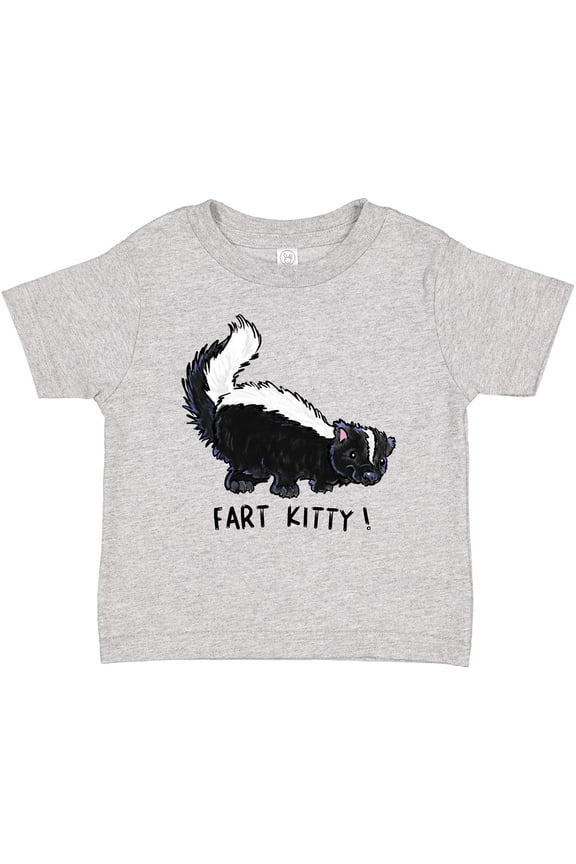 Animals Cute Skunk Fart Kitty Boys or Girls Baby T-Shirt