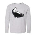 thumbnail image 1 of Inktastic Animals Cute Skunk Long Sleeve Youth T-Shirt, 1 of 5