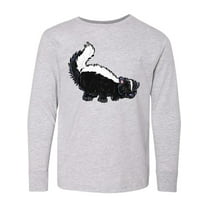 Inktastic Animals Cute Skunk Long Sleeve Youth T-Shirt
