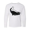 thumbnail image 1 of Inktastic Animals Cute Skunk Long Sleeve Youth T-Shirt, 1 of 5