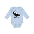 thumbnail image 1 of Inktastic Animals Cute Skunk Wasn't Me Boys or Girls Long Sleeve Baby Bodysuit, 1 of 5