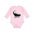 thumbnail image 1 of Inktastic Animals Cute Skunk Wasn't Me Boys or Girls Long Sleeve Baby Bodysuit, 1 of 5