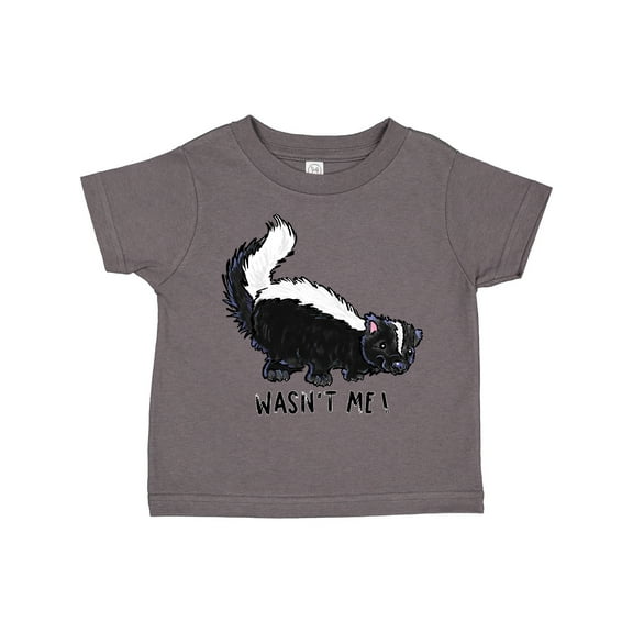 Inktastic Animals Cute Skunk Wasn't Me Boys or Girls Toddler T-Shirt