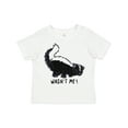 thumbnail image 1 of Inktastic Animals Cute Skunk Wasn't Me Boys or Girls Toddler T-Shirt, 1 of 5