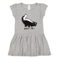 thumbnail image 1 of Inktastic Animals Cute Skunk Wasn't Me Girls Toddler Dress, 1 of 5