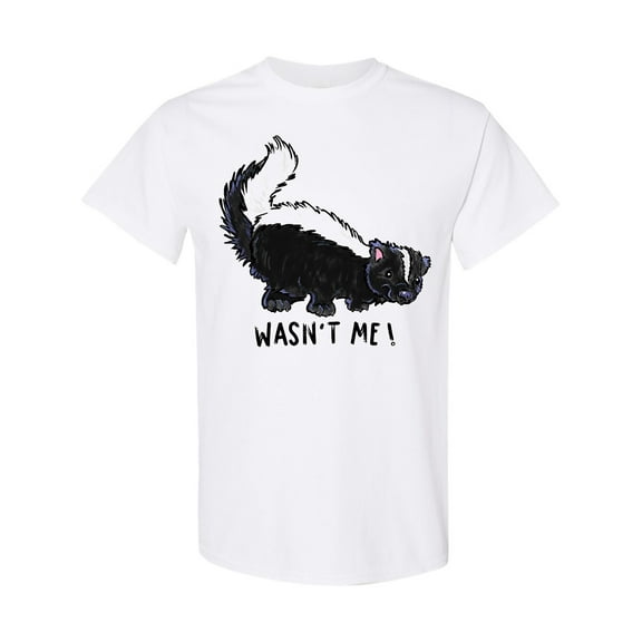Inktastic Animals Cute Skunk Wasn't Me T-Shirt
