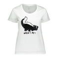 thumbnail image 1 of Inktastic Animals Cute Skunk Wasn't Me Women's Plus Size T-Shirt, 1 of 5