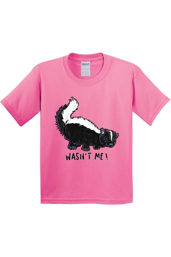 Animals Cute Skunk Wasn't Me Youth T-Shirt