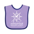 thumbnail image 1 of Inktastic Annapolis Maryland Vacation Boys or Girls Baby Bib, 1 of 4