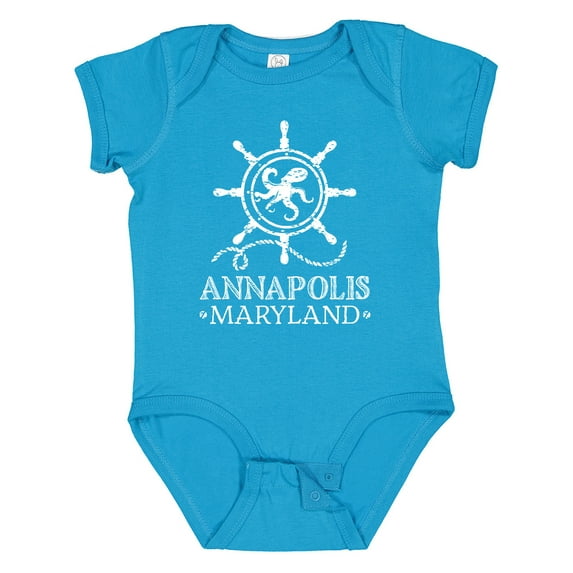 Inktastic Annapolis Maryland Vacation Boys or Girls Baby Bodysuit