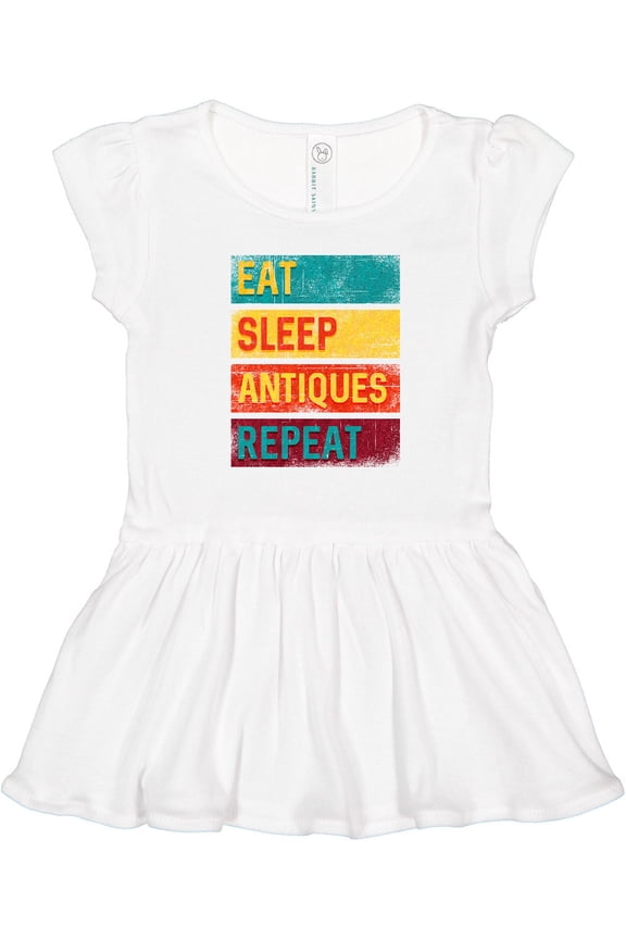 Antique Shopper Flea Market Lover Girls Toddler Dress