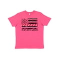 thumbnail image 1 of Inktastic Aplastic Anemia Awareness Red and White Ribbons and Flag Youth T-Shirt, 1 of 5