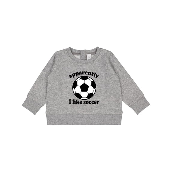 Inktastic Apparently I Like Soccer Baby Sweatshirt