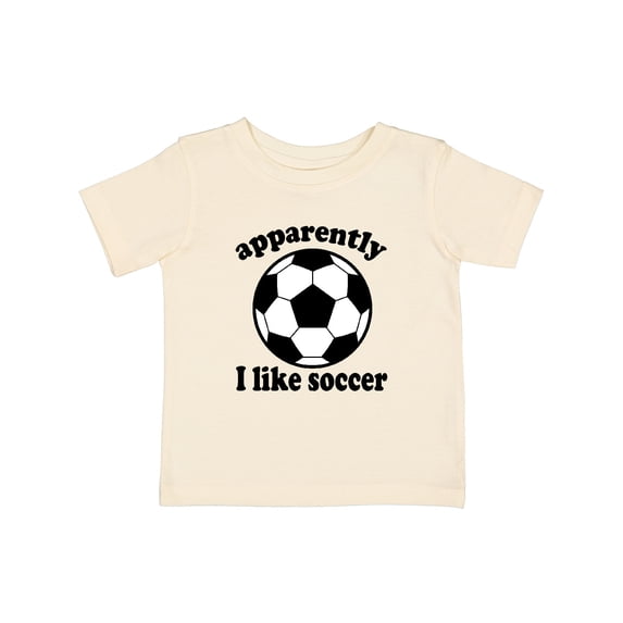 Inktastic Apparently I Like Soccer Boys or Girls Baby T-Shirt