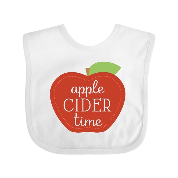 Inktastic Apple Cider Time Autumn Boys or Girls Baby Bib