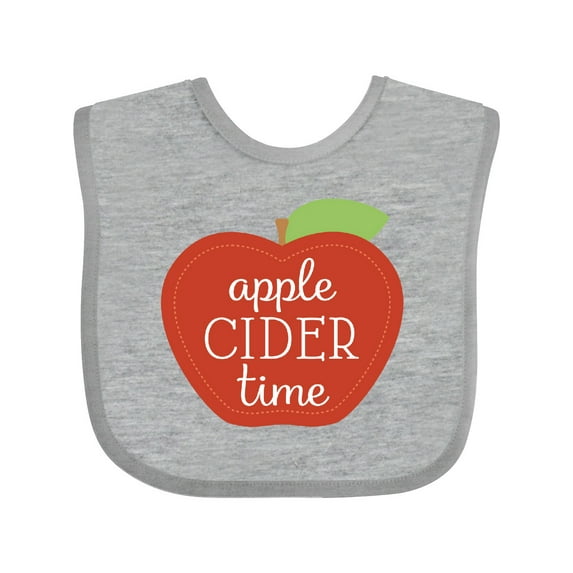 Inktastic Apple Cider Time Autumn Boys or Girls Baby Bib