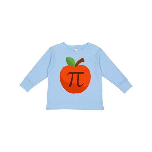Inktastic Apple Pi Day Boys or Girls Long Sleeve Toddler T-Shirt